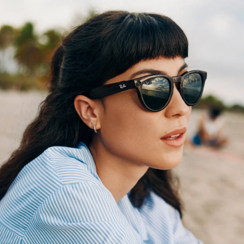 gafas rayban puestas